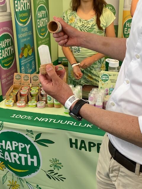 Happy earth deodorant with cork