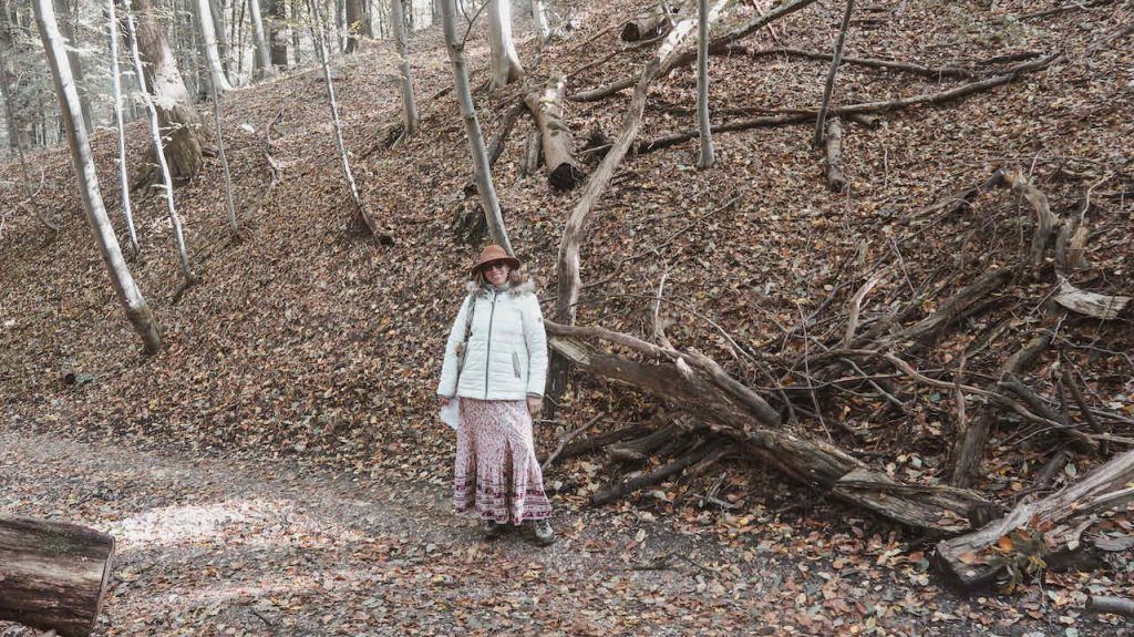 Through the woods and across the meadows, what a varied path